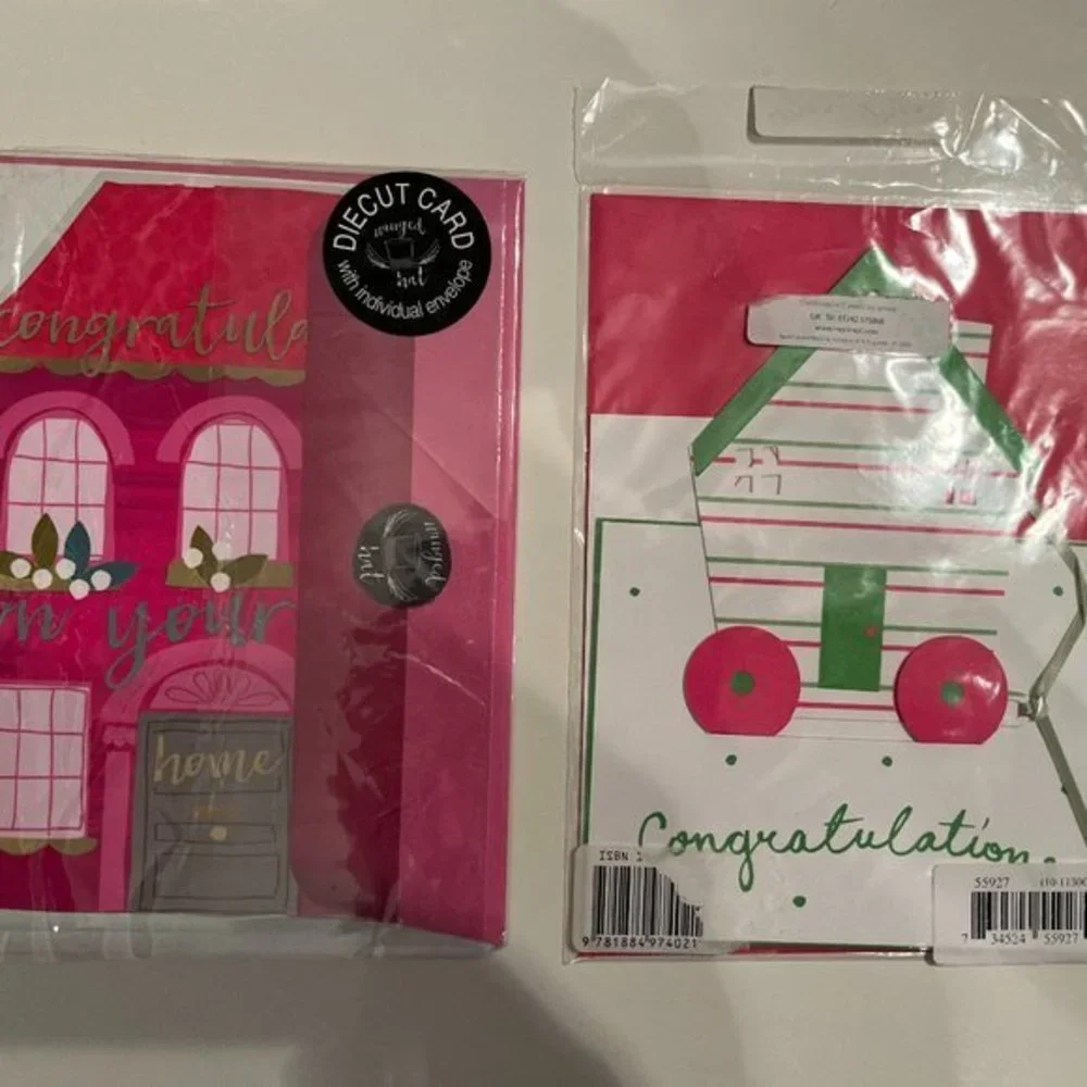 New Home - Greeting Card (Bundle‎ of 2 cards)